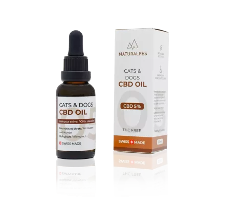 huile cbd pour chien 5%