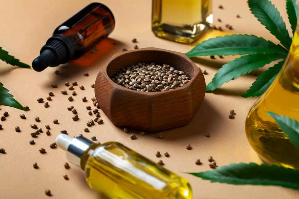 Huile CBD ou huile essentielle de chanvre